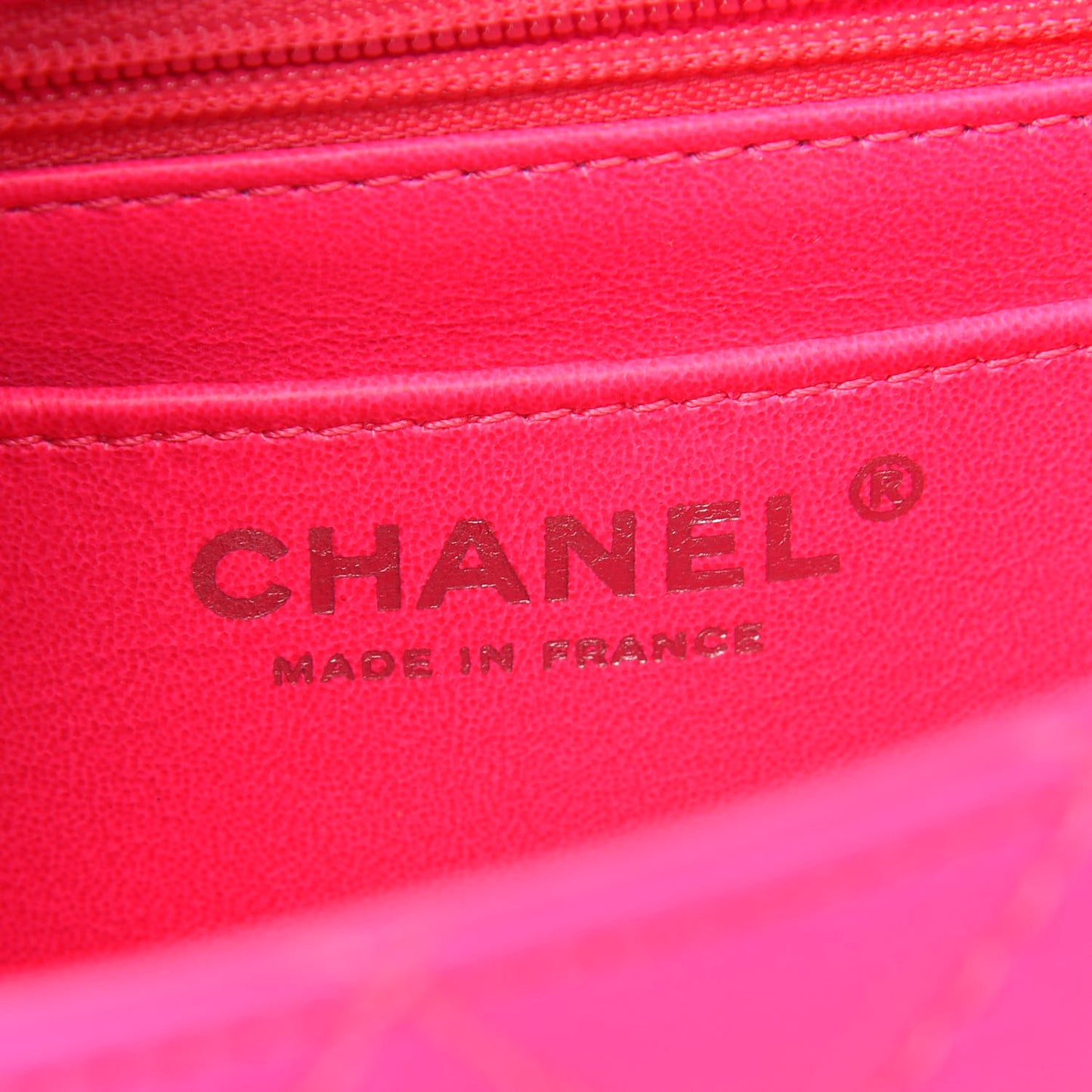 Goatskin Quilted 2.55 Reissue Mini Flap Fluorescent Pink