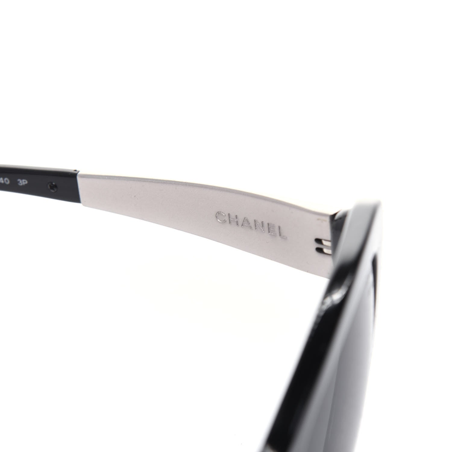 Chanel Polarized Butterfly Signature Sunglasses 5346 Black 5 of 9