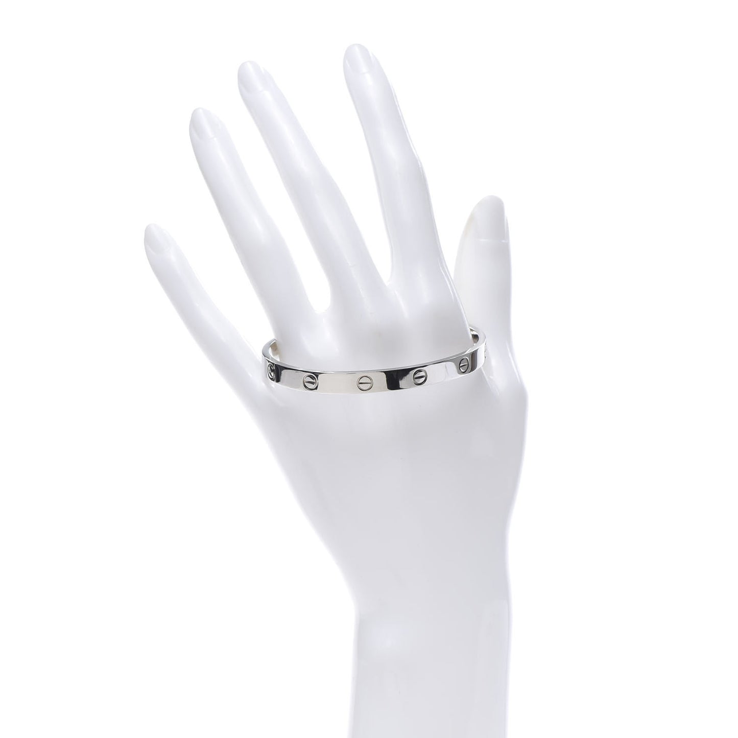 18K White Gold LOVE Bracelet 18