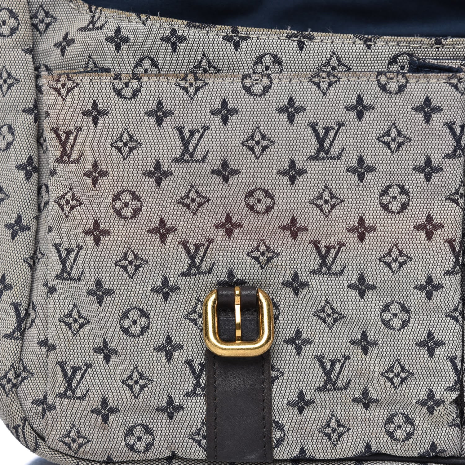 Louis Vuitton Mini Lin Sac a Langer Diaper Bag Blue 12 of 20