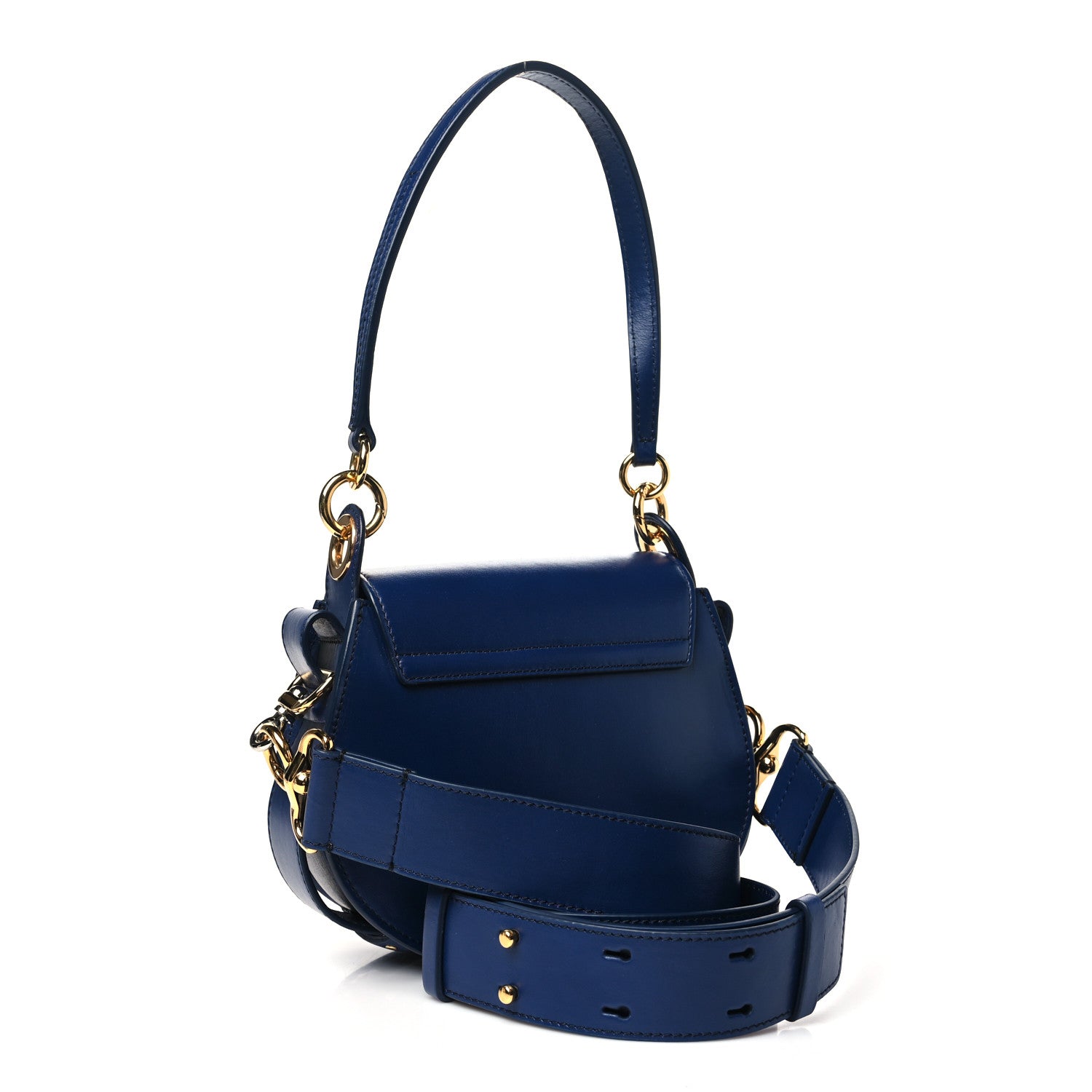 Chloe Calfskin Small Tess Bag Smoky Blue 3 of 11