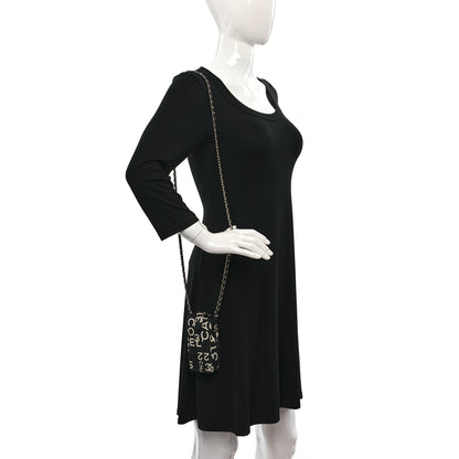 Chanel Canvas 31 Rue Cambon Phone Holder Black 3 of 10