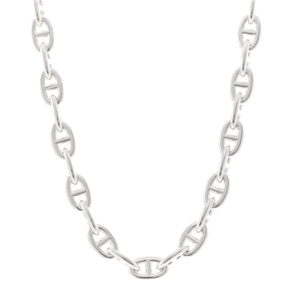 Hermes Sterling Silver MM Chaine D'Ancre Necklace 1 of 6