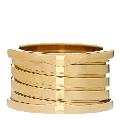 Bulgari 18K Yellow Gold B.Zero1 Five-Band Anniversary Ring 58 8.25 1 of 7