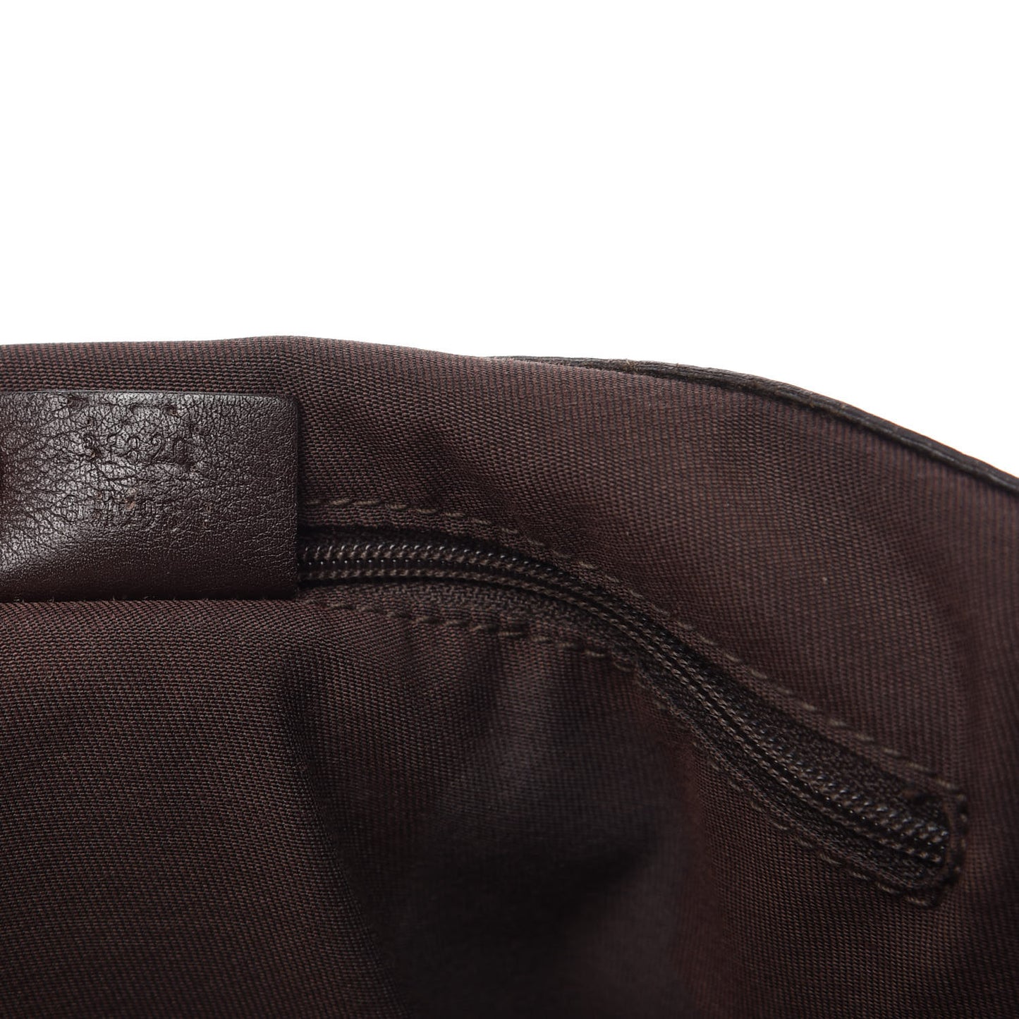 Nylon Monogram Charmy Shoulder Bag Dark Brown