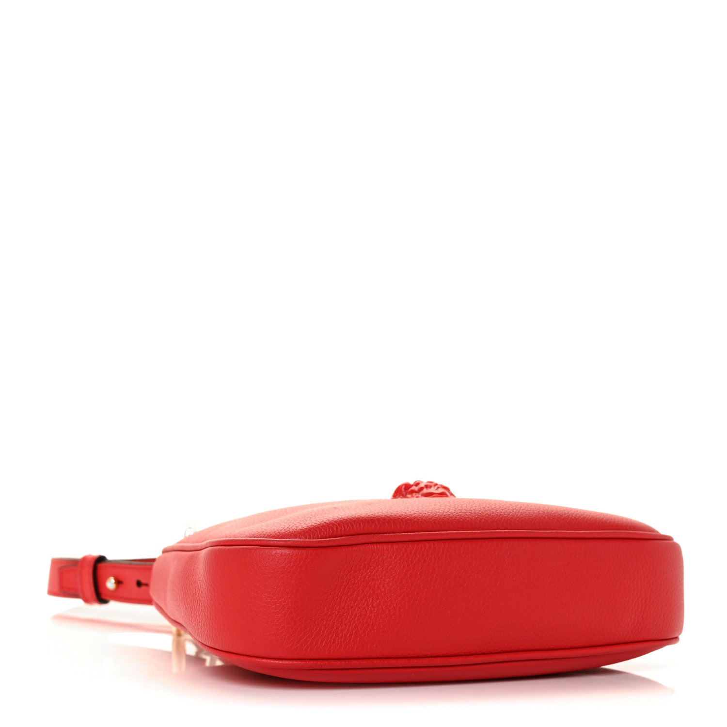 Versace Calfskin La Medusa Small Hobo Crossbody Red 4 of 8