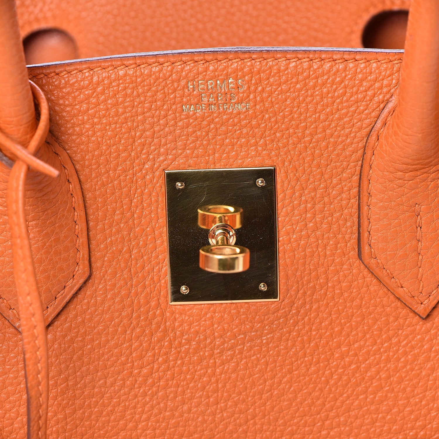 Hermes Togo Birkin 30 Orange 21 of 38