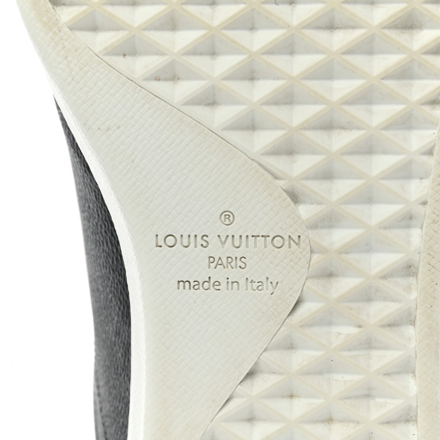 Louis Vuitton Calfskin Monogram Eclipse Luxembourg Sneakers 12 Black 6 of 8