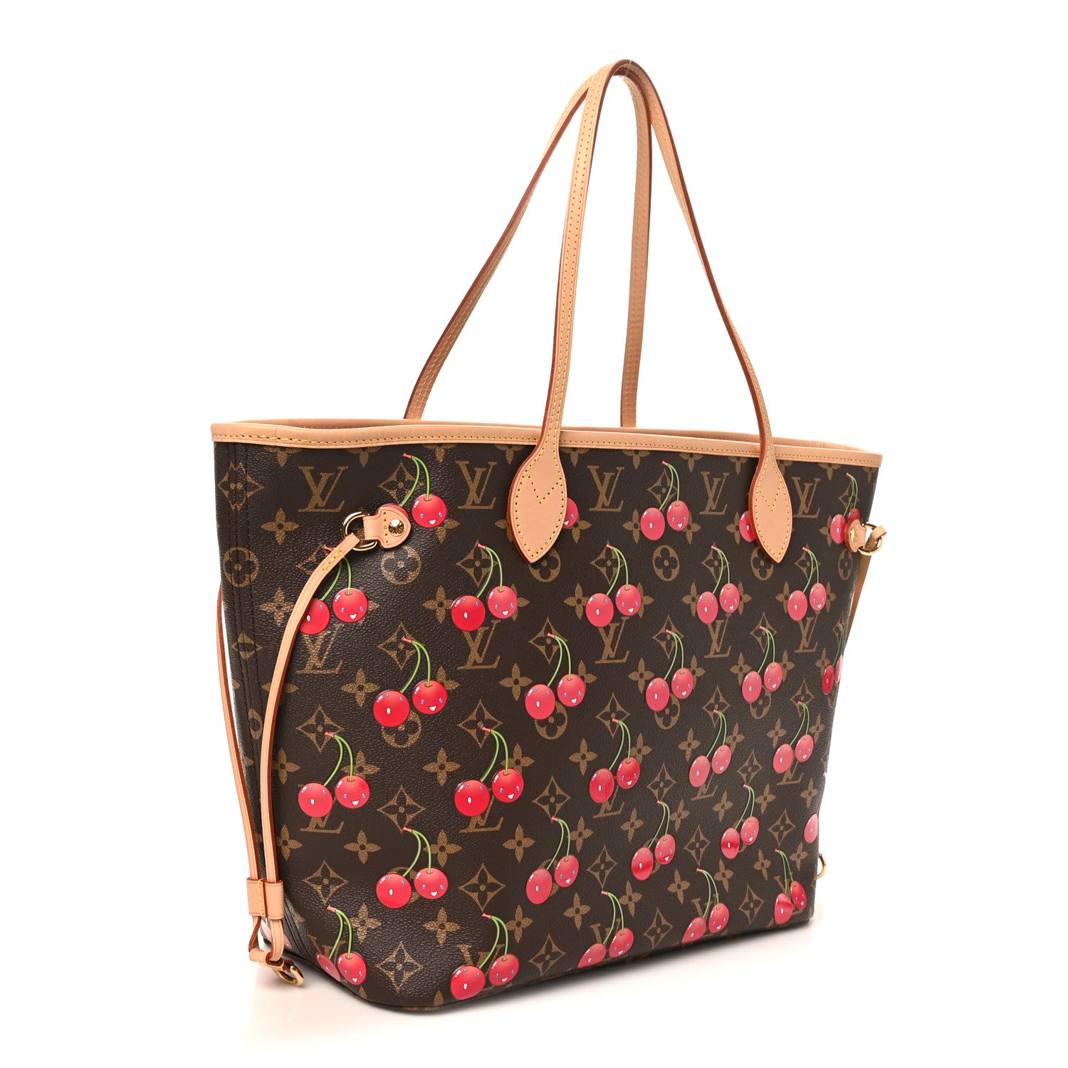 Louis Vuitton LV X TM Monogram Cerises Neverfull MM 3 of 9