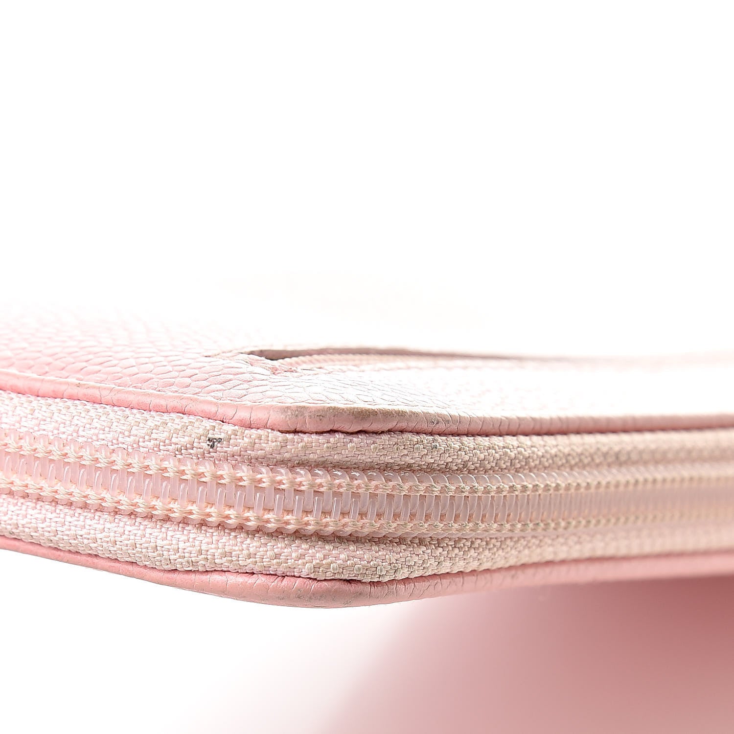 Chanel Caviar Zip Around Wallet Pink 12 of 14