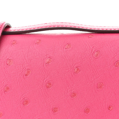 Hermes Ostrich Constance 18 Rose Shocking 9 of 11