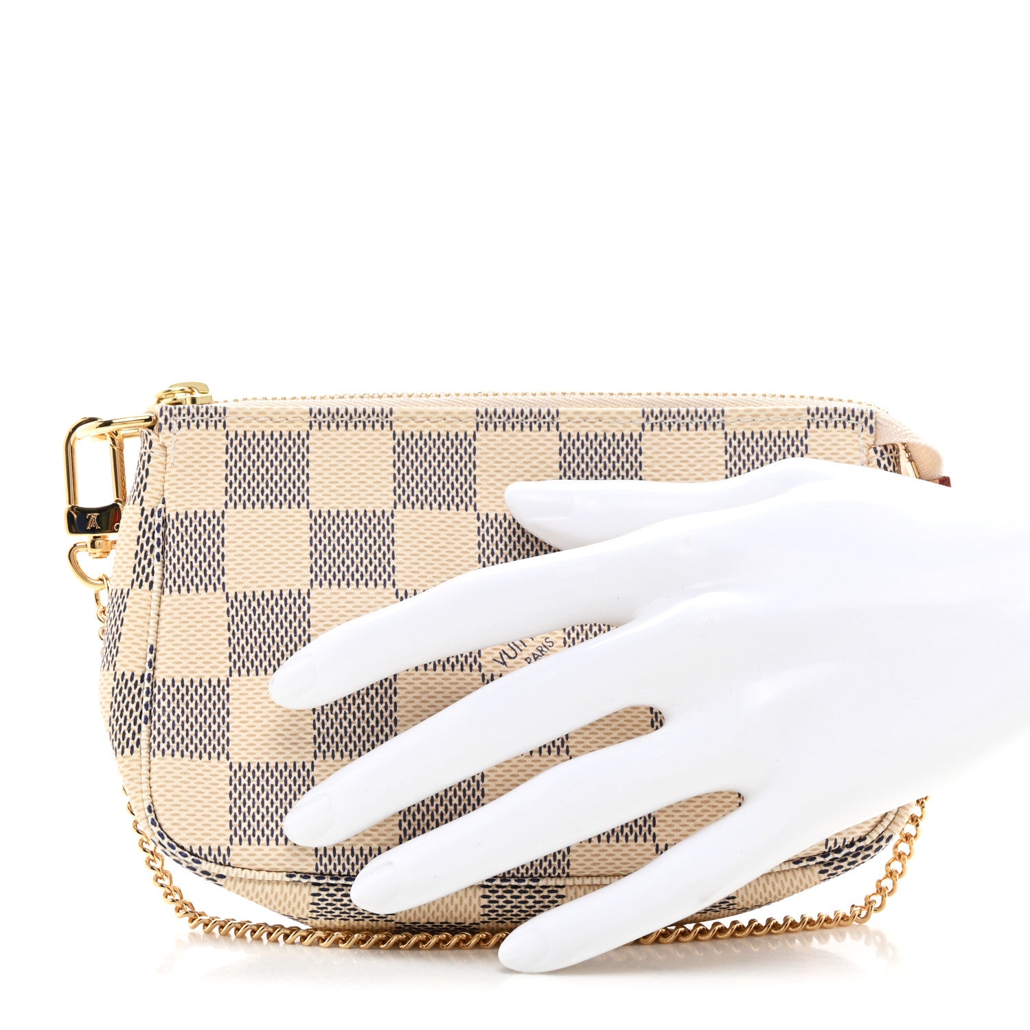 Louis Vuitton Damier Azur Mini Pochette Accessories 2 of 7