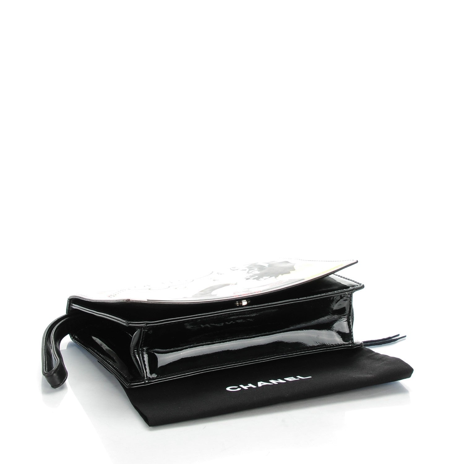 Chanel Patent Just a Drop of N°5 Comic Coco Clutch 4 of 10