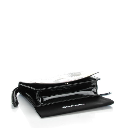 Chanel Patent Just a Drop of N°5 Comic Coco Clutch 4 of 10