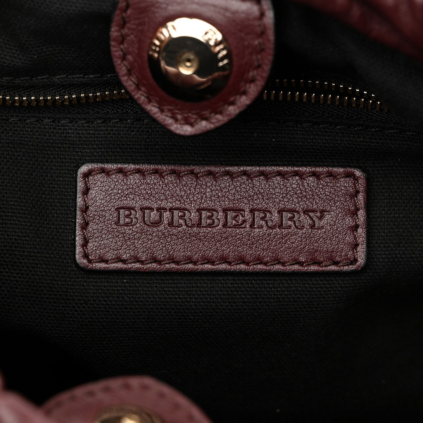 Calfskin House Check Little Crush Deep Claret