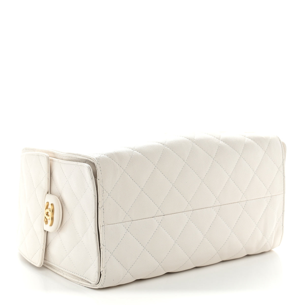 Chanel Caviar Quilted Small Chanel 25 Handbag White 4 of 10