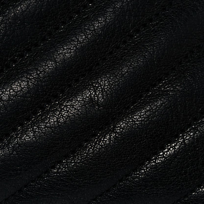 Saint Laurent Sheepskin Matelasse Chevron Monogram Large College Satchel Black 11 of 11