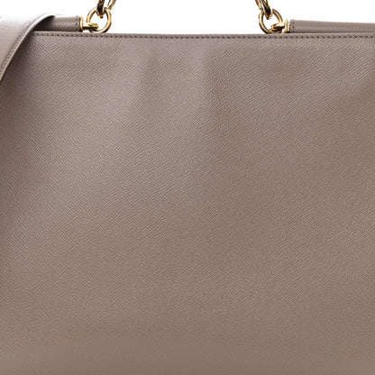 Dolce & Gabbana Dauphine Large Miss Sicily Shopper Tote Grey 9 of 13