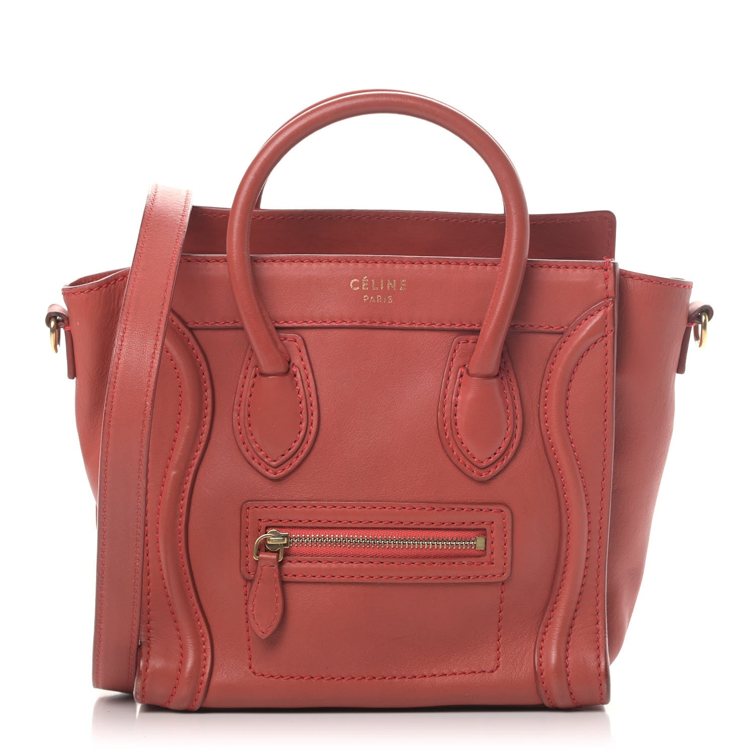 Celine Smooth Calfskin Nano Luggage Lipstick 1 of 7