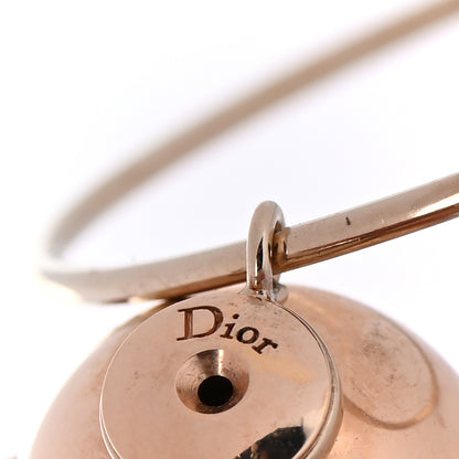 Christian Dior Metal Mise En Dior Tribal Hoop Earrings 4 of 4