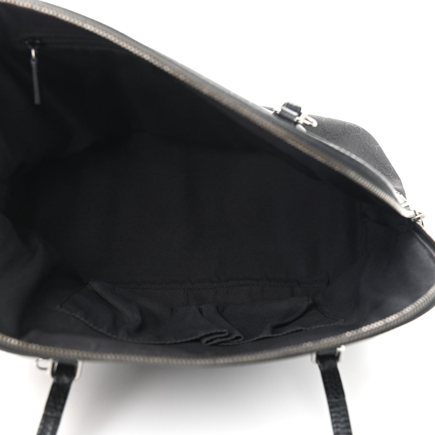 Nylon Monogram Medium Dome Bag Black