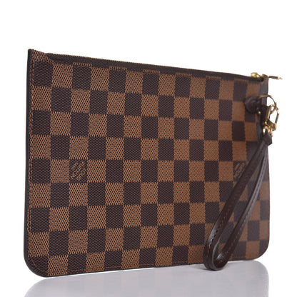 Louis Vuitton Damier Ebene Neverfull MM GM Pochette 4 of 8