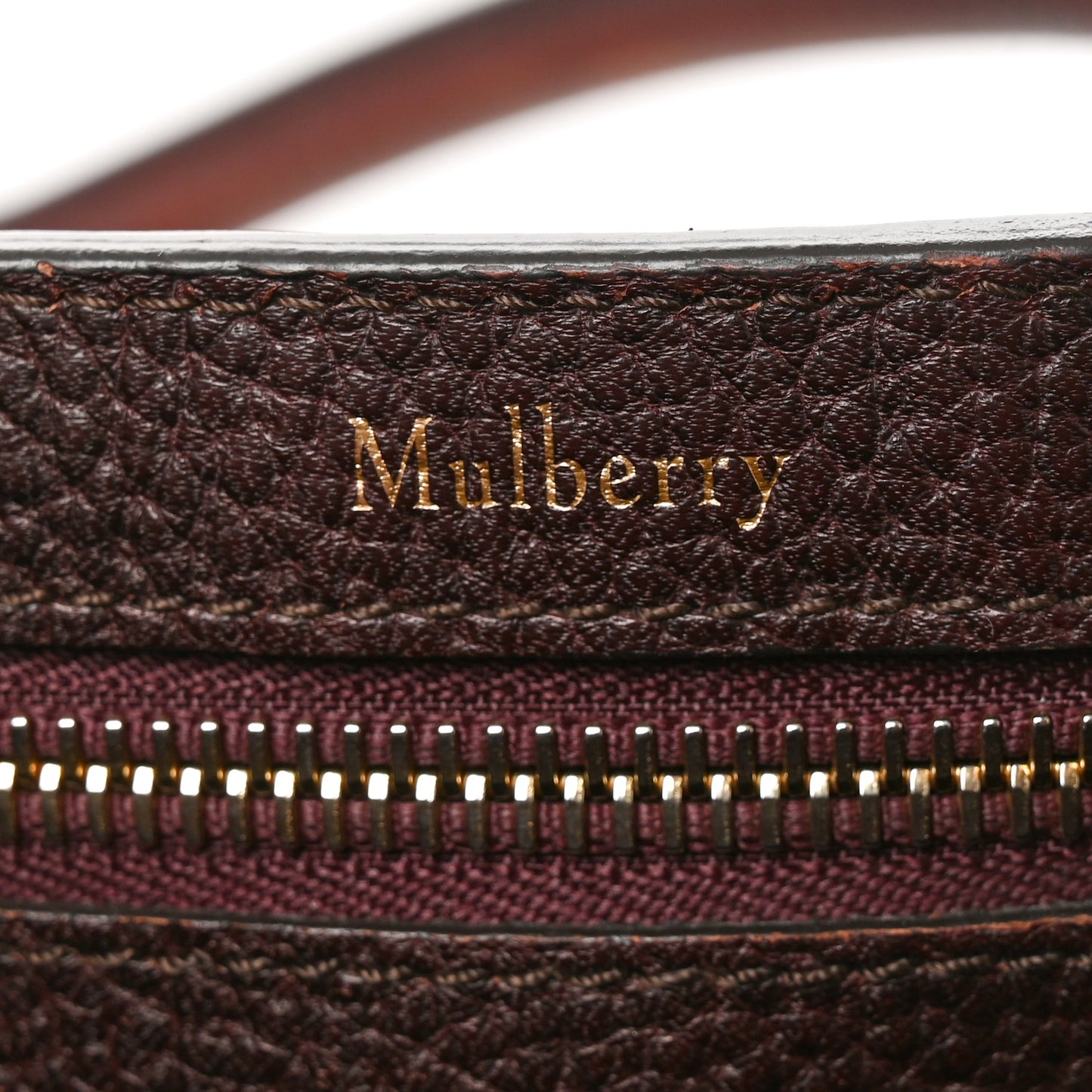 Grain Vegetable Tanned Calfskin Bayswater Oxblood