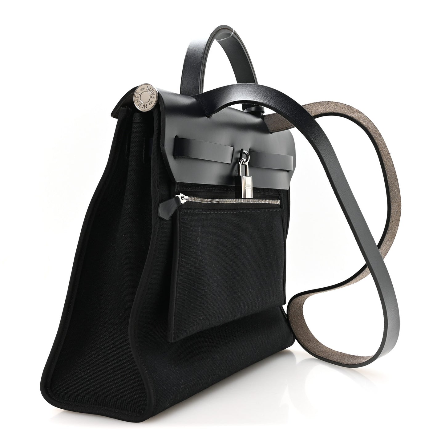 Military Toile Vache Hunter Herbag Zip PM 31 Black Bleu Indigo