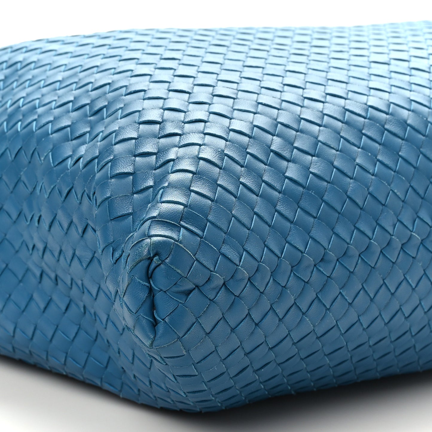 Nappa Intrecciato Maxi Convertible Tote Deep Pacific