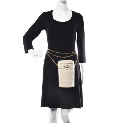 Gucci Calfskin Trapuntata Zumi Belt Bag Off White 4 of 12