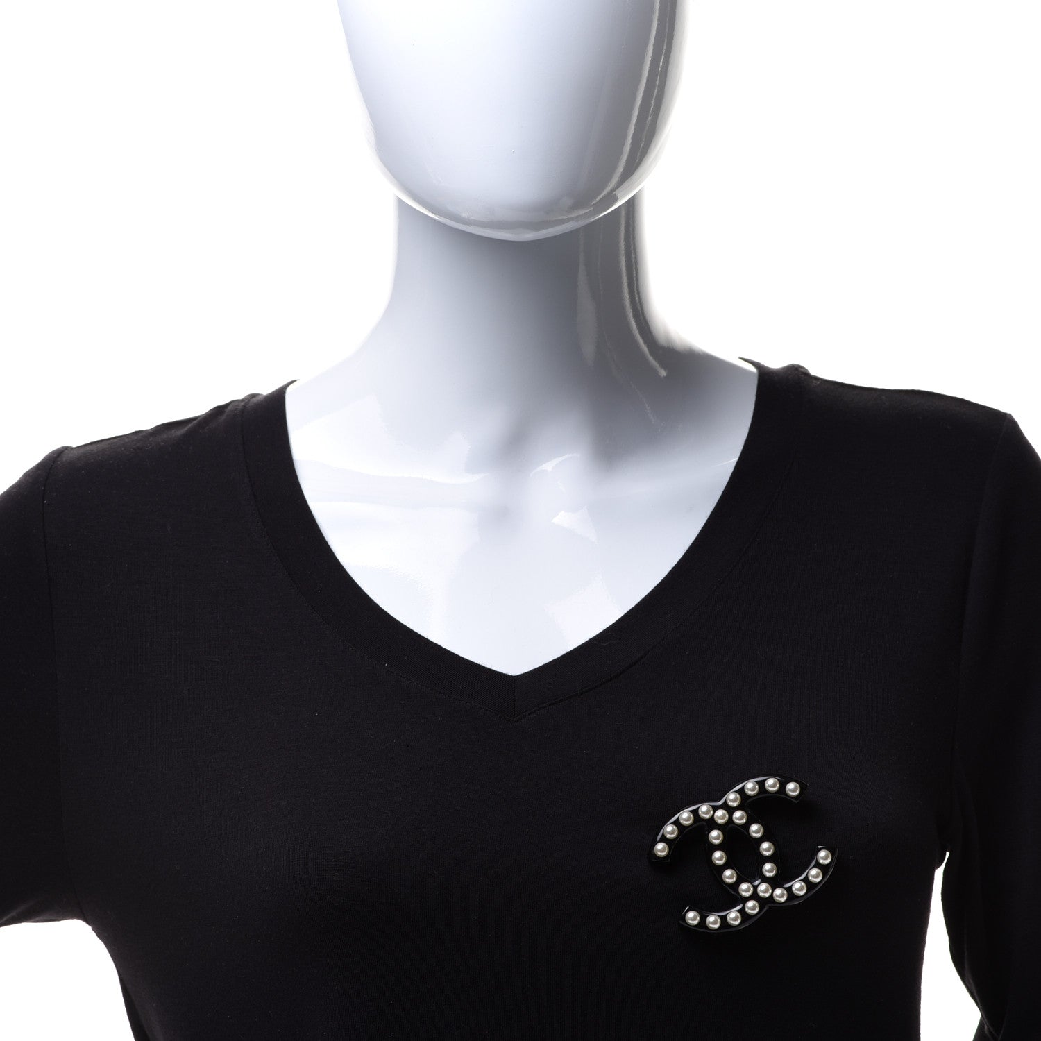 Chanel Resin Pearl CC Brooch Black 944955 – FASHIONPHILE