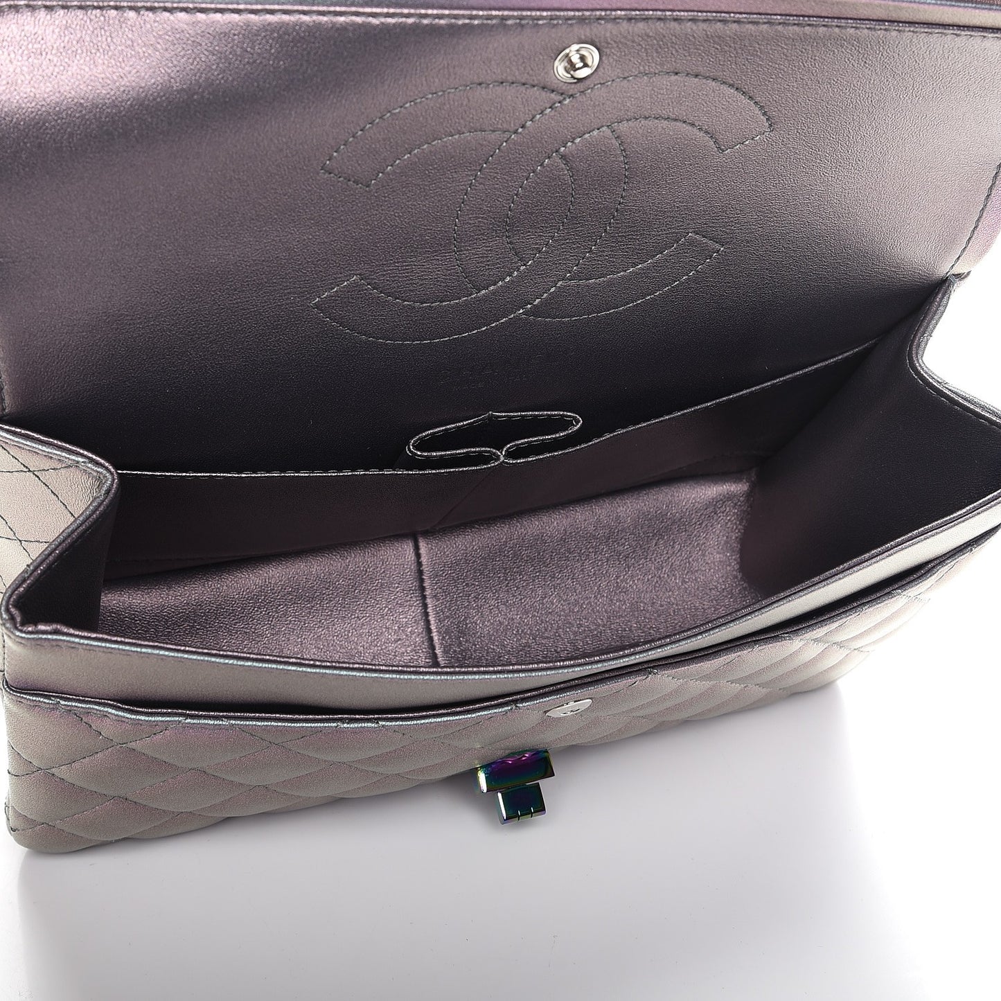 Iridescent Lambskin Quilted 2.55 Reissue 226 Flap Light Purple