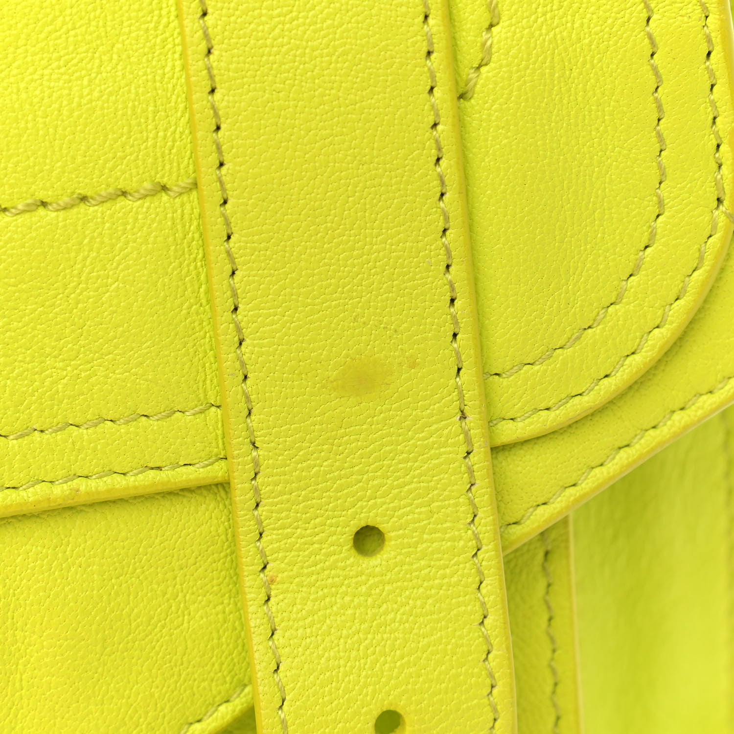 Proenza Schouler Lambskin PS1 Mini Pouch Messenger Sulfur 12 of 15
