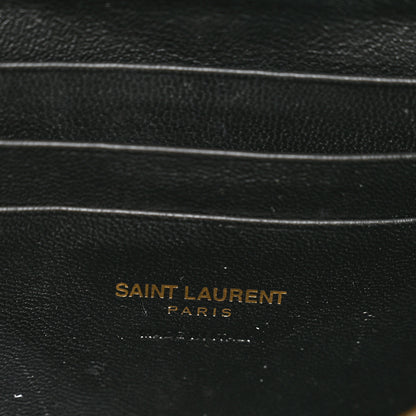 Saint Laurent Grain De Poudre Matelasse Monogram Mini Lou Camera Bag Crema Soft 7 of 9