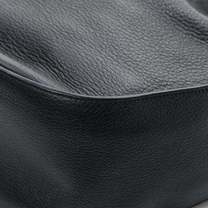 The Row Grained Calfskin Drawstring Bucket Bag Black 10 of 10