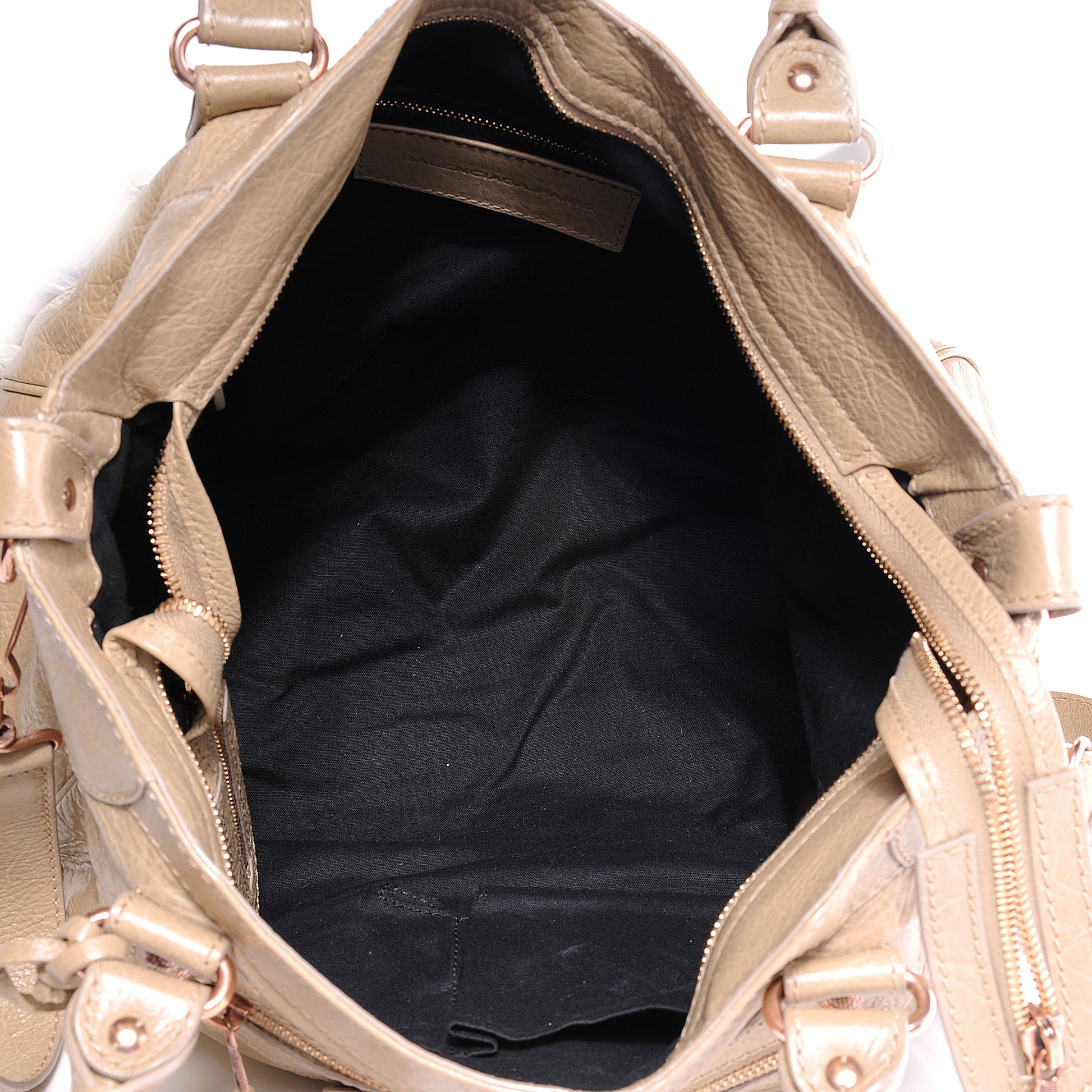 Balenciaga Agneau Giant 12 Rose Gold Hardware Velo Latte Beige 5 of 7