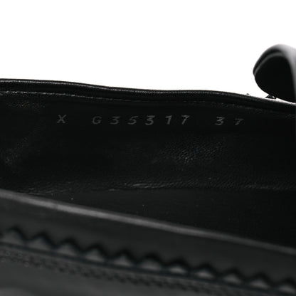 Chanel Patent Lambskin CC Chain Mocassin Loafers 37 Black 10 of 11