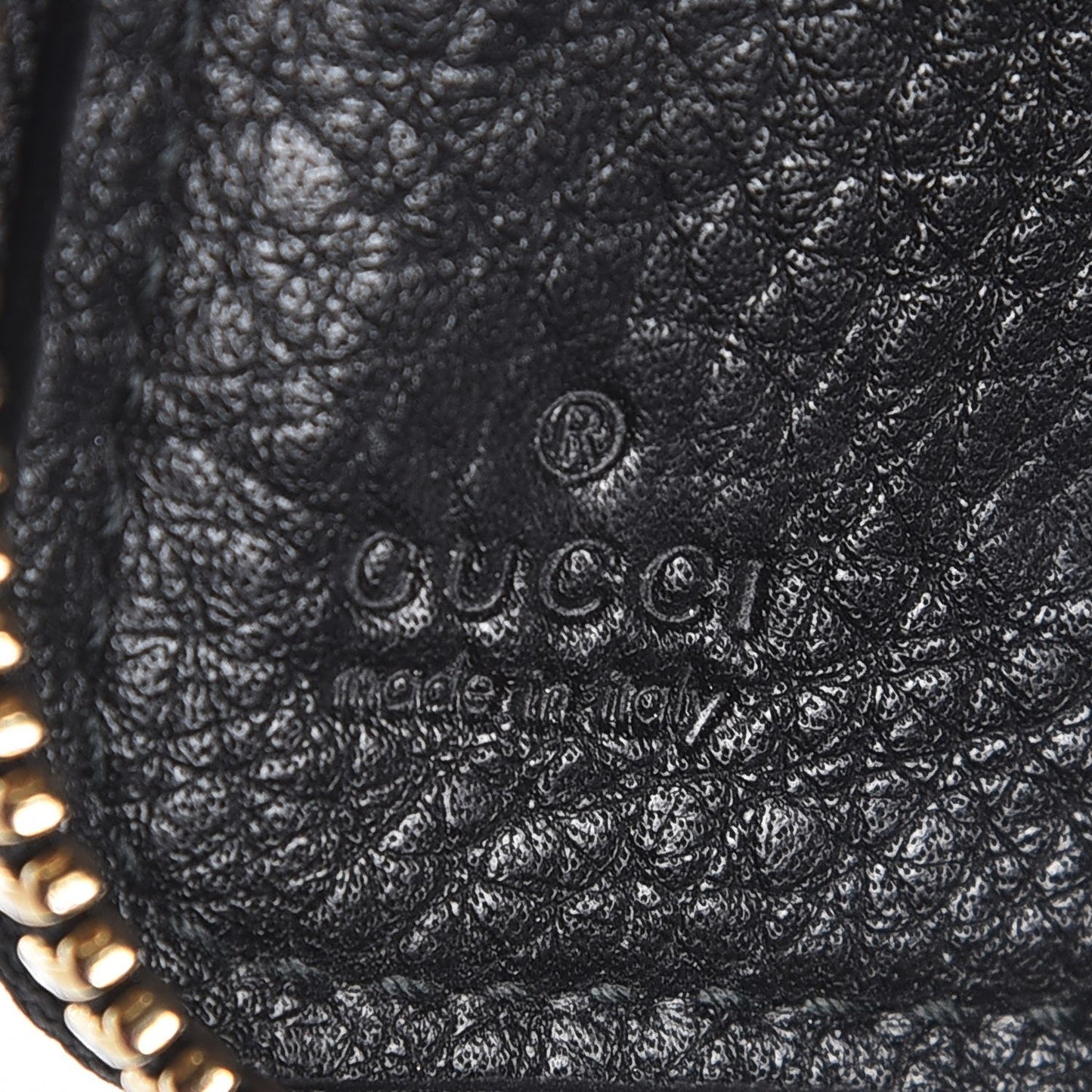 Calfskin Soho Zip Around Wallet Black