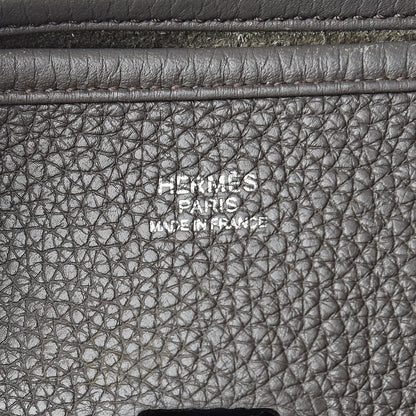 Hermes Taurillon Clemence Evelyne III GM Etain 5 of 14