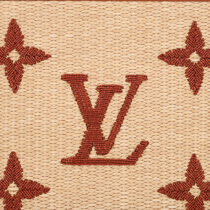 Louis Vuitton Raffia Monogram Giant Toiletry Pouch 26 Tan 7 of 9