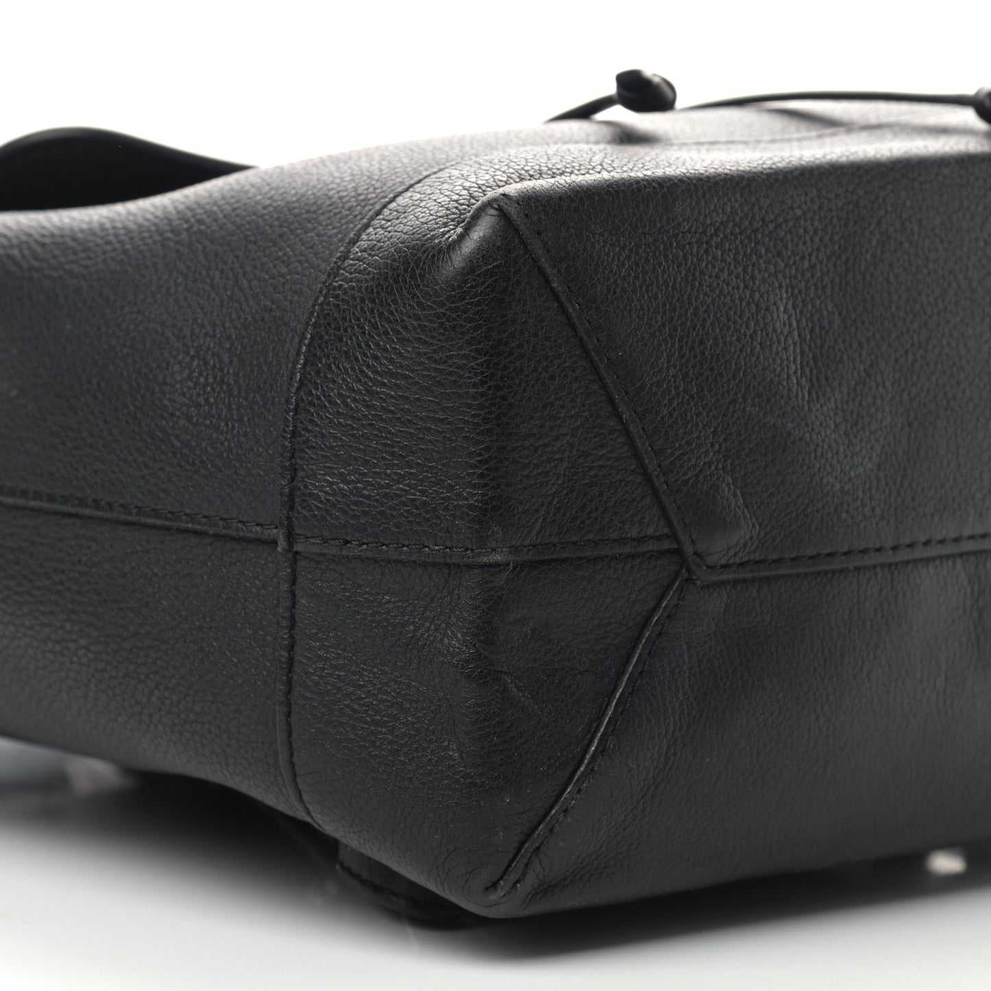 Calfskin Lockme Backpack Black