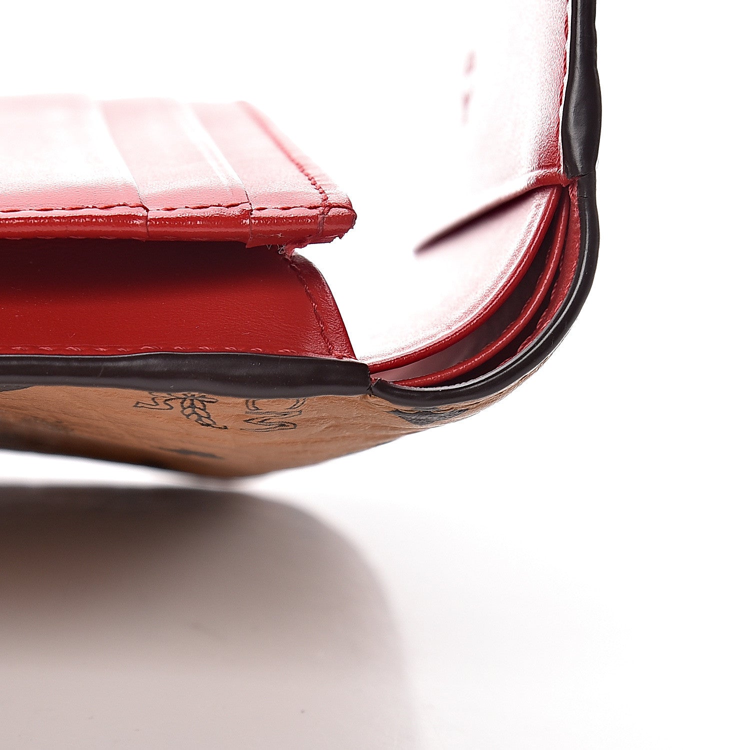 MCM Visetos Trifold Wallet Cognac 7 of 9