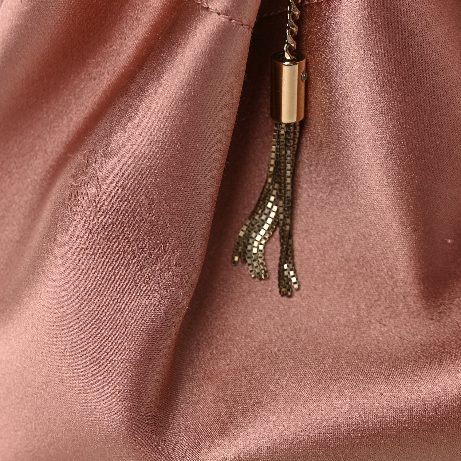 Jimmy Choo Satin Crystal Embellished Top Handle Bon Bon Bag Pink 9 of 9