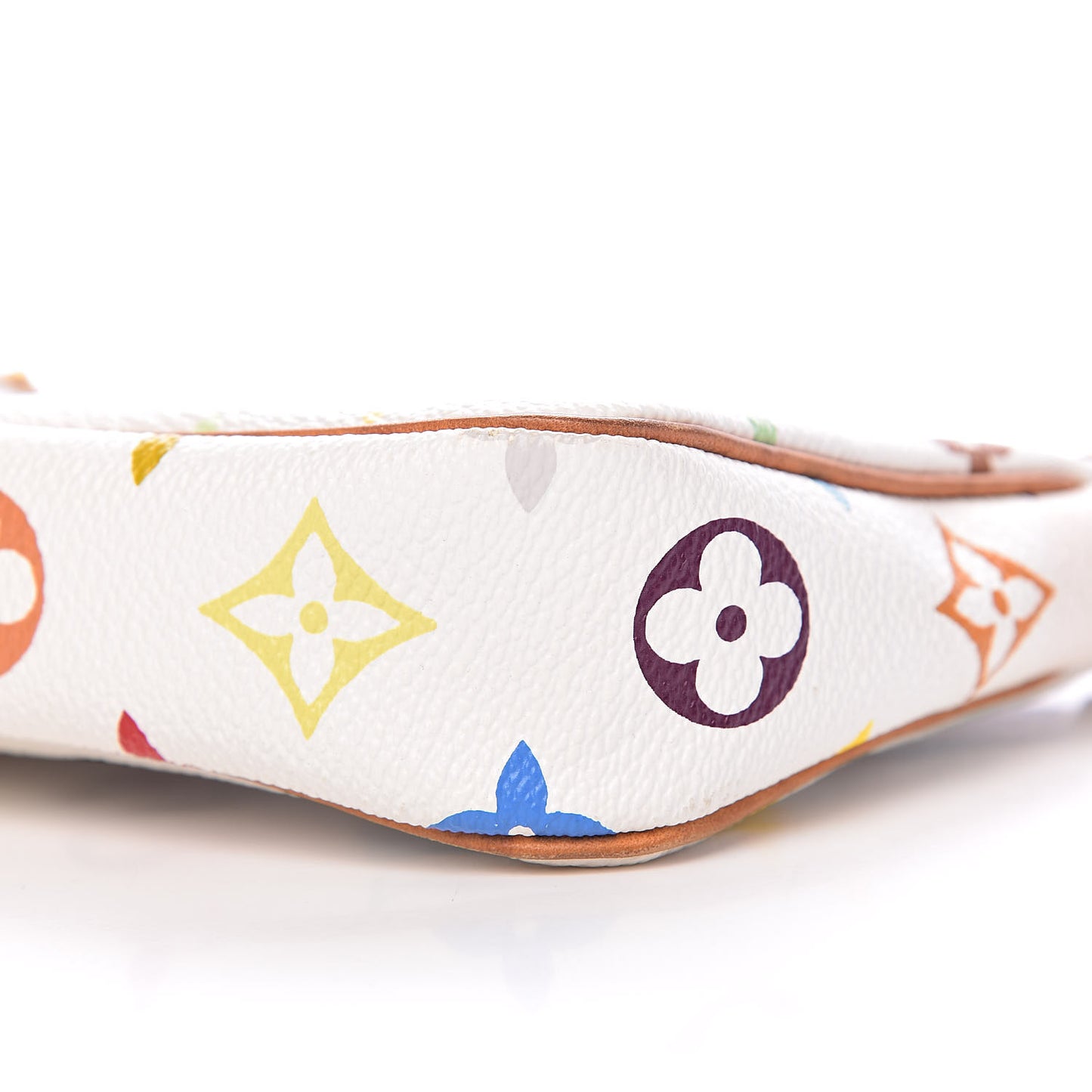Monogram Multicolor Pochette Accessories White