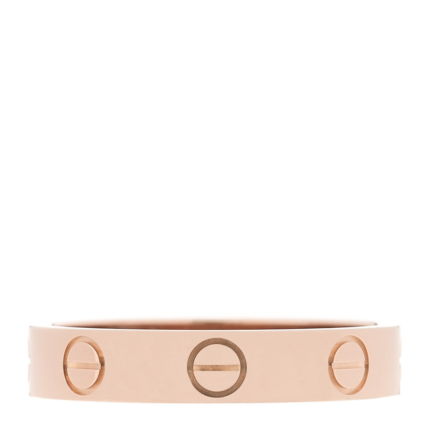 Cartier 18K Pink Gold 3.5mm LOVE Wedding Band Ring 51 5.75 3 of 5