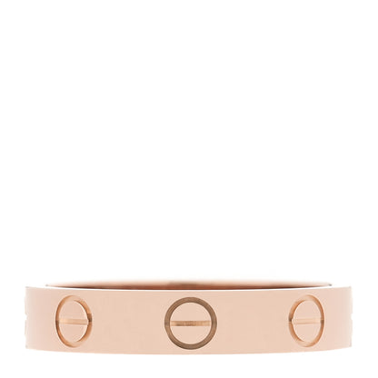 Cartier 18K Pink Gold 3.5mm LOVE Wedding Band Ring 51 5.75 3 of 5