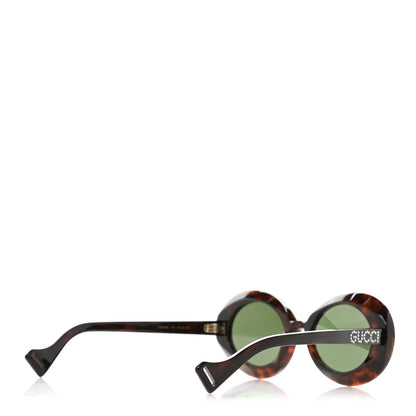 Gucci Acetate Crystal Round Sunglasses GG0618S Tortoiseshell 4 of 8