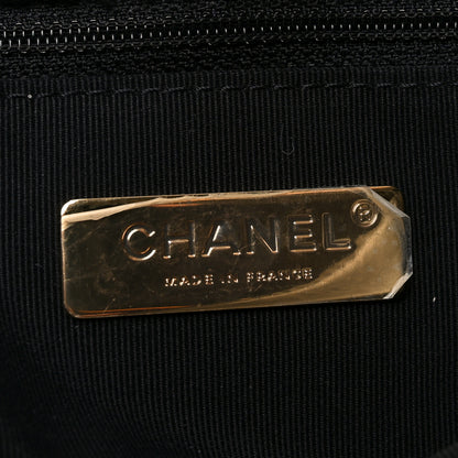 Chanel Tweed Quilted Medium Chanel 19 Flap Black Beige 6 of 11