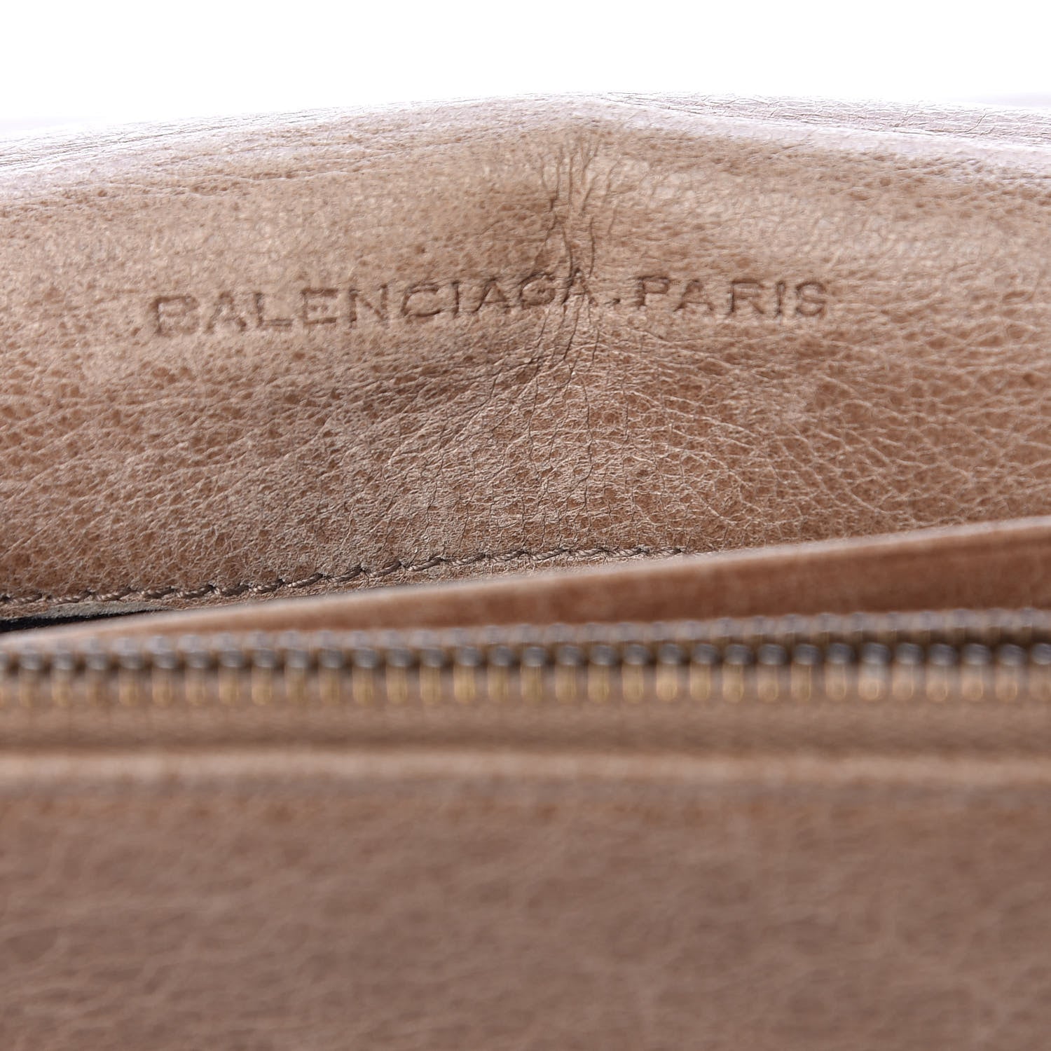 Balenciaga Agneau Classic Hardware Money Wallet Seigle 6 of 17