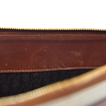 Christian Dior Canvas Calfskin Street Chic Tote Brown 18 of 20